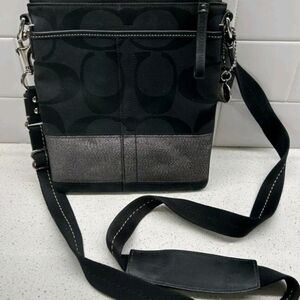 Coach Black Leather Bag